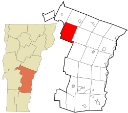 Windsor County Vermont incorporated and unincorporated areas Stockbridge highlighted